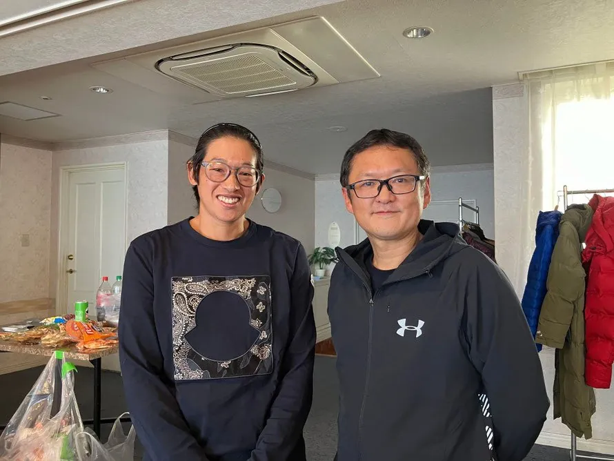 全日本女子ソフトボール金メダリスト 上野由岐子氏と塾長